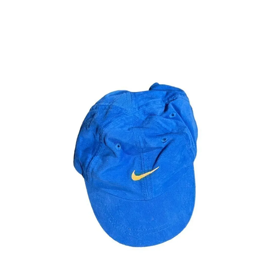 Nike infant hat‎ in blue and yellow one size